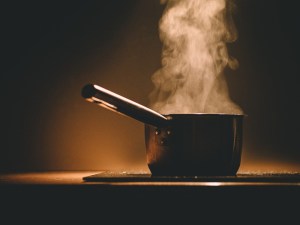 Are you stuffed up with a cold? Try a steam tent!
