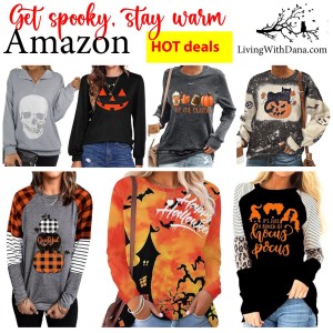 Fall and Halloween long-sleeve tops