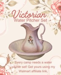 Home Decor: Retro Water Pitcher and Basin Set